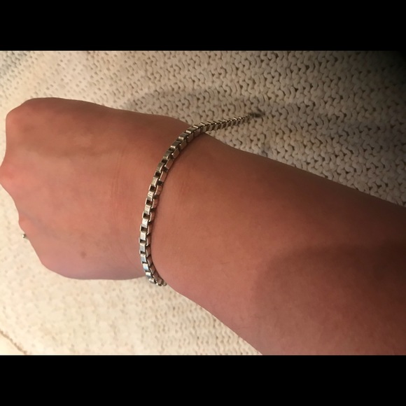 Tiffany Square Link Chain Bracelet 